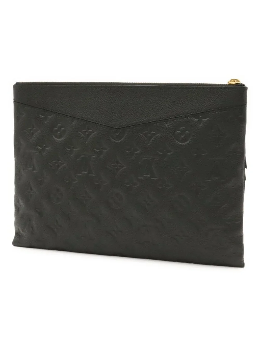 Louis Vuitton Monogram Empreinte Daily Pouch Clutch Leather Noir Black